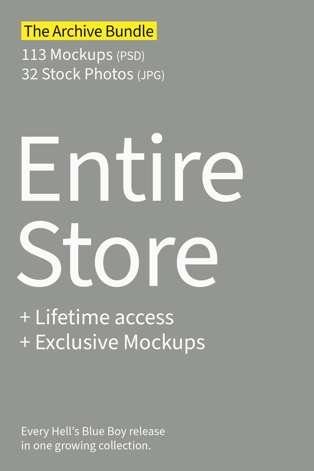 The Archive — Entire Store Bundle