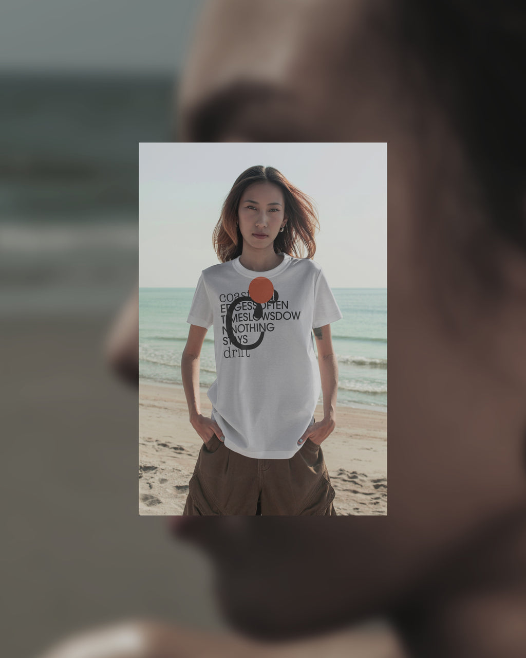 Coastal Drift features 43 beach PSD mockups and 15 stock photos from Hua Hin, Thailand for apparel, branding, packaging, editorial, and lifestyle projects.